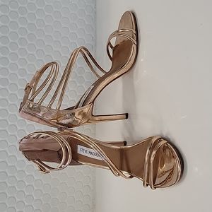 Steve Madden rose gold high heel, size 7